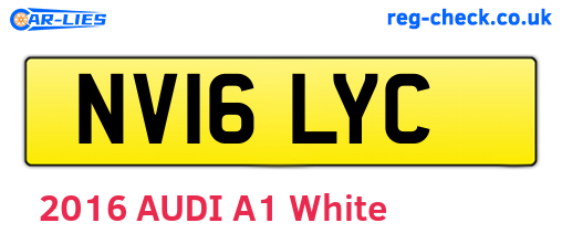 NV16LYC are the vehicle registration plates.