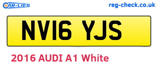 NV16YJS are the vehicle registration plates.