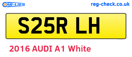 S25RLH are the vehicle registration plates.