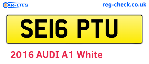 SE16PTU are the vehicle registration plates.