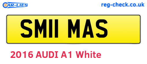 SM11MAS are the vehicle registration plates.