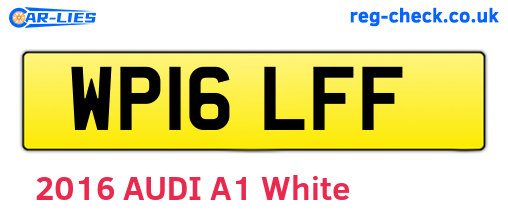 WP16LFF are the vehicle registration plates.