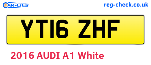 YT16ZHF are the vehicle registration plates.