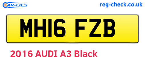MH16FZB are the vehicle registration plates.