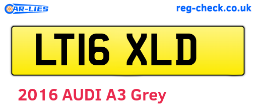 LT16XLD are the vehicle registration plates.