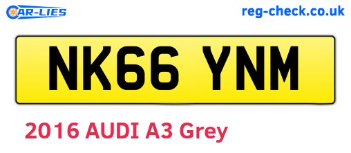 NK66YNM are the vehicle registration plates.