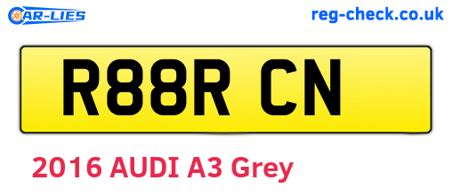 R88RCN are the vehicle registration plates.