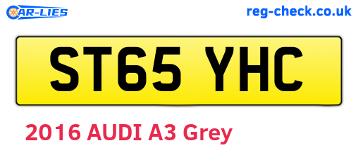 ST65YHC are the vehicle registration plates.