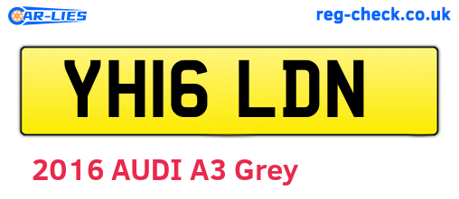 YH16LDN are the vehicle registration plates.