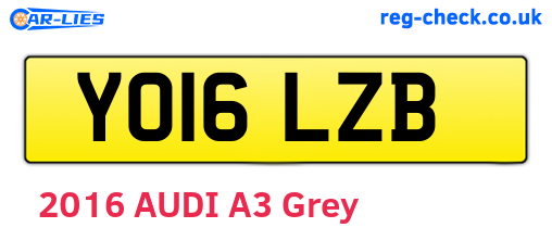 YO16LZB are the vehicle registration plates.