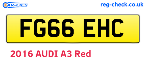 FG66EHC are the vehicle registration plates.
