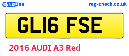 GL16FSE are the vehicle registration plates.