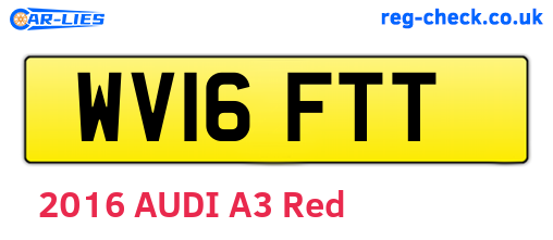 WV16FTT are the vehicle registration plates.