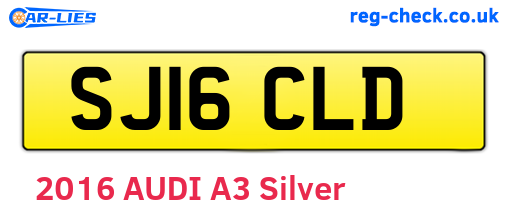 SJ16CLD are the vehicle registration plates.