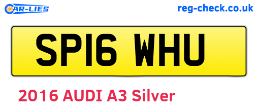 SP16WHU are the vehicle registration plates.
