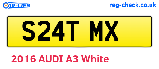 S24TMX are the vehicle registration plates.
