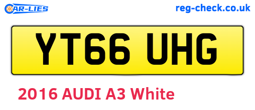 YT66UHG are the vehicle registration plates.