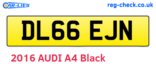 DL66EJN are the vehicle registration plates.