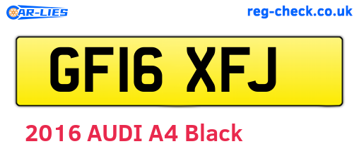GF16XFJ are the vehicle registration plates.