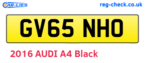 GV65NHO are the vehicle registration plates.