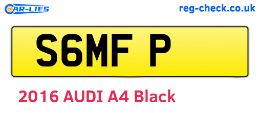 S6MFP are the vehicle registration plates.