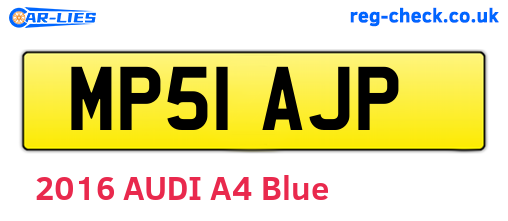 MP51AJP are the vehicle registration plates.