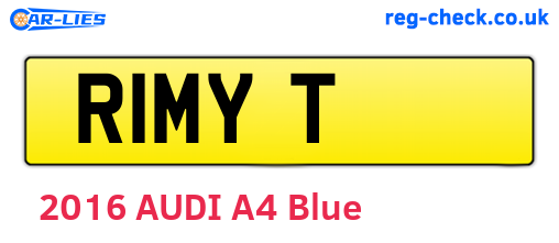 R1MYT are the vehicle registration plates.