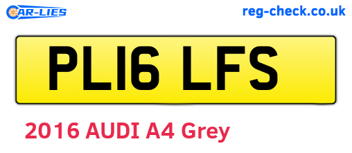 PL16LFS are the vehicle registration plates.