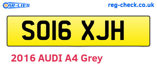 SO16XJH are the vehicle registration plates.