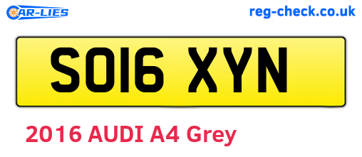 SO16XYN are the vehicle registration plates.
