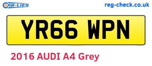 YR66WPN are the vehicle registration plates.