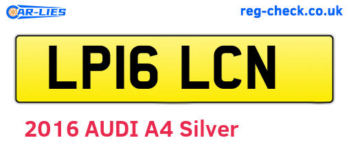 LP16LCN are the vehicle registration plates.