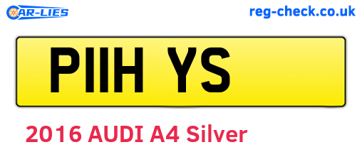 P11HYS are the vehicle registration plates.
