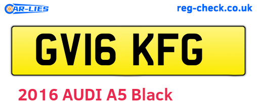 GV16KFG are the vehicle registration plates.