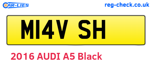 M14VSH are the vehicle registration plates.