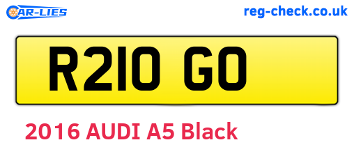 R21OGO are the vehicle registration plates.