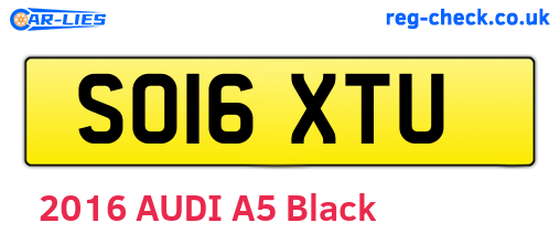 SO16XTU are the vehicle registration plates.