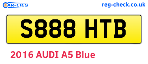 S888HTB are the vehicle registration plates.