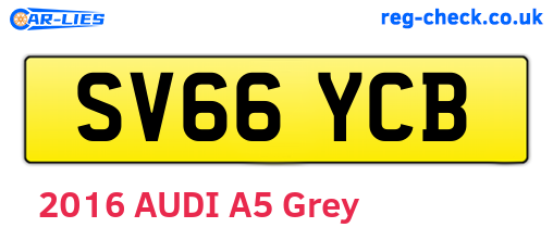 SV66YCB are the vehicle registration plates.