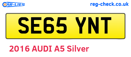 SE65YNT are the vehicle registration plates.