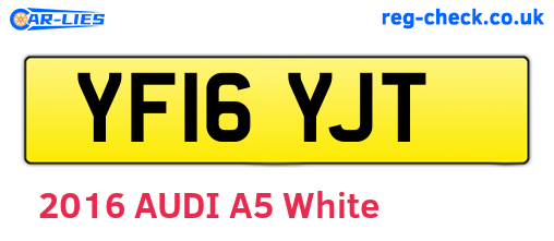 YF16YJT are the vehicle registration plates.