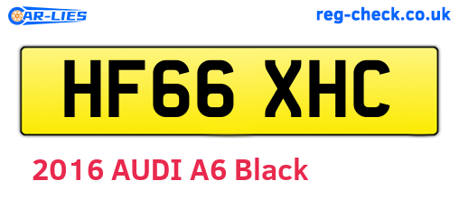 HF66XHC are the vehicle registration plates.