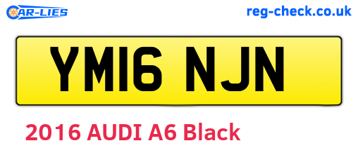 YM16NJN are the vehicle registration plates.