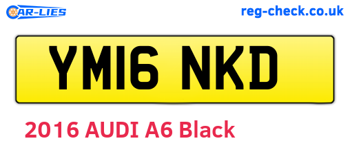 YM16NKD are the vehicle registration plates.