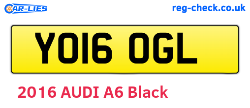 YO16OGL are the vehicle registration plates.
