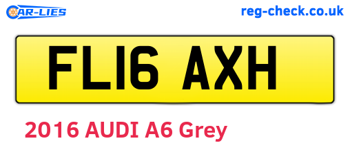 FL16AXH are the vehicle registration plates.