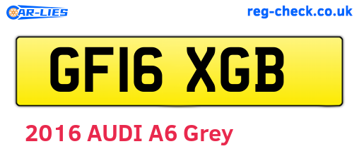 GF16XGB are the vehicle registration plates.