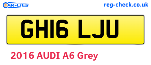GH16LJU are the vehicle registration plates.