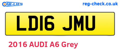 LD16JMU are the vehicle registration plates.