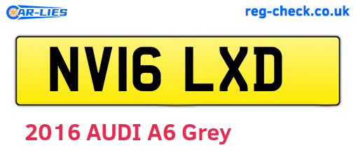 NV16LXD are the vehicle registration plates.